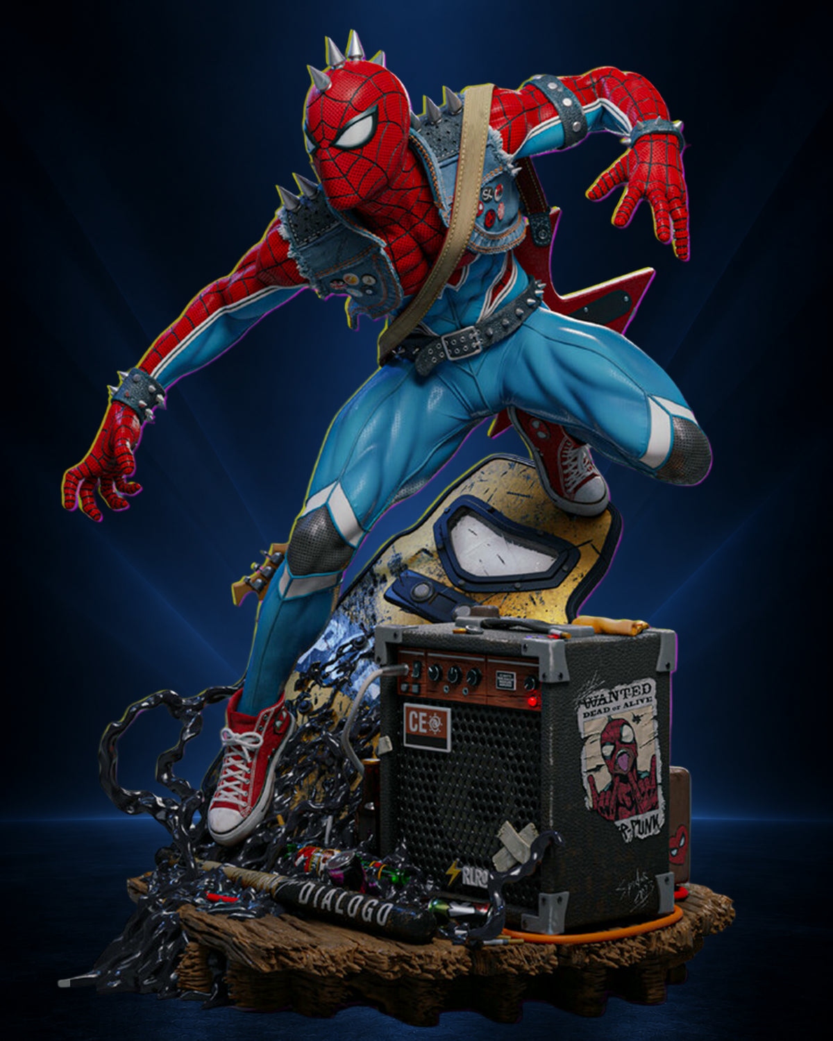 Spider Punk — Premium Resin Collector Statue