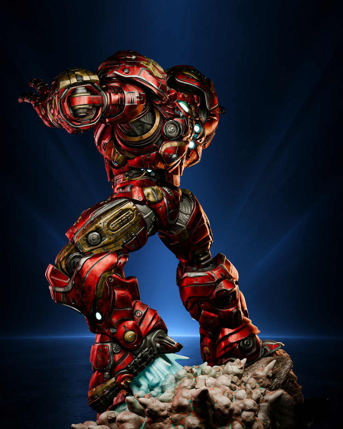 Hulkbuster — 1/6 Premium Environmental Statue