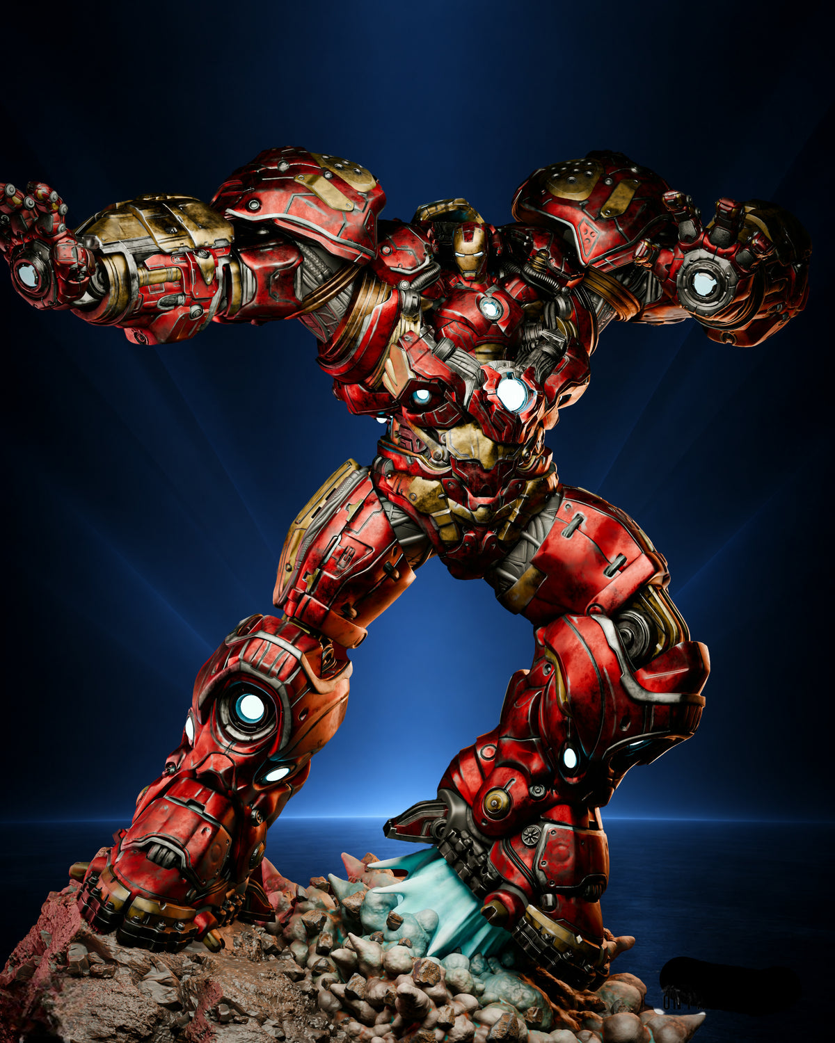 Hulkbuster — 1/6 Premium Environmental Statue