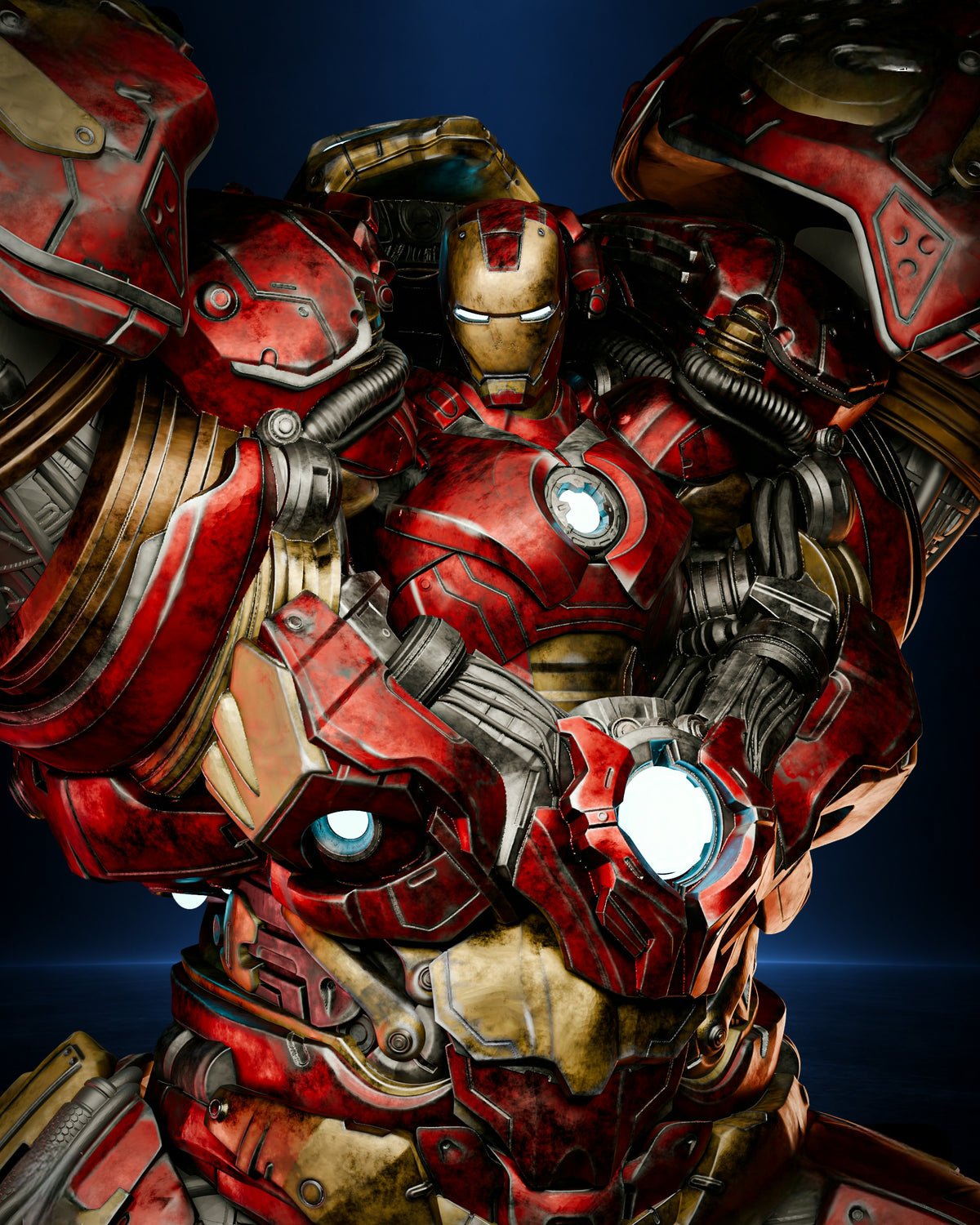 Hulkbuster — 1/6 Premium Environmental Statue