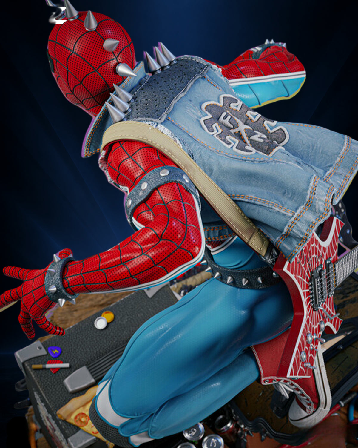 Spider Punk — Premium Resin Collector Statue