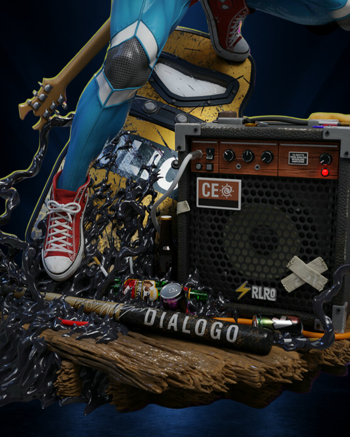 Spider Punk — Premium Resin Collector Statue
