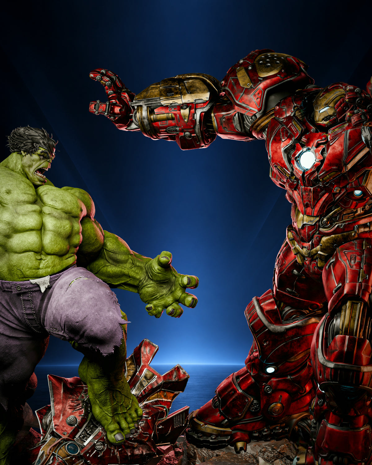 Hulkbuster — 1/6 Premium Environmental Statue
