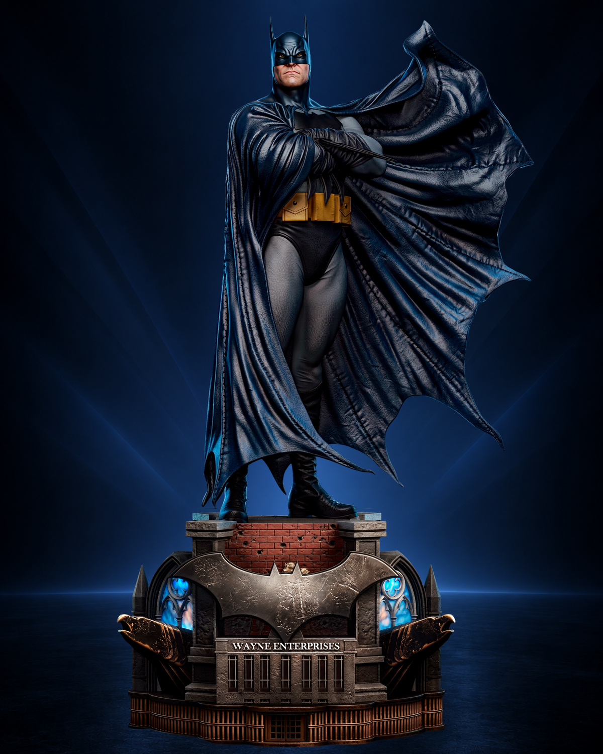 Batman Kingdom Come — Architectural Sentinel Statue