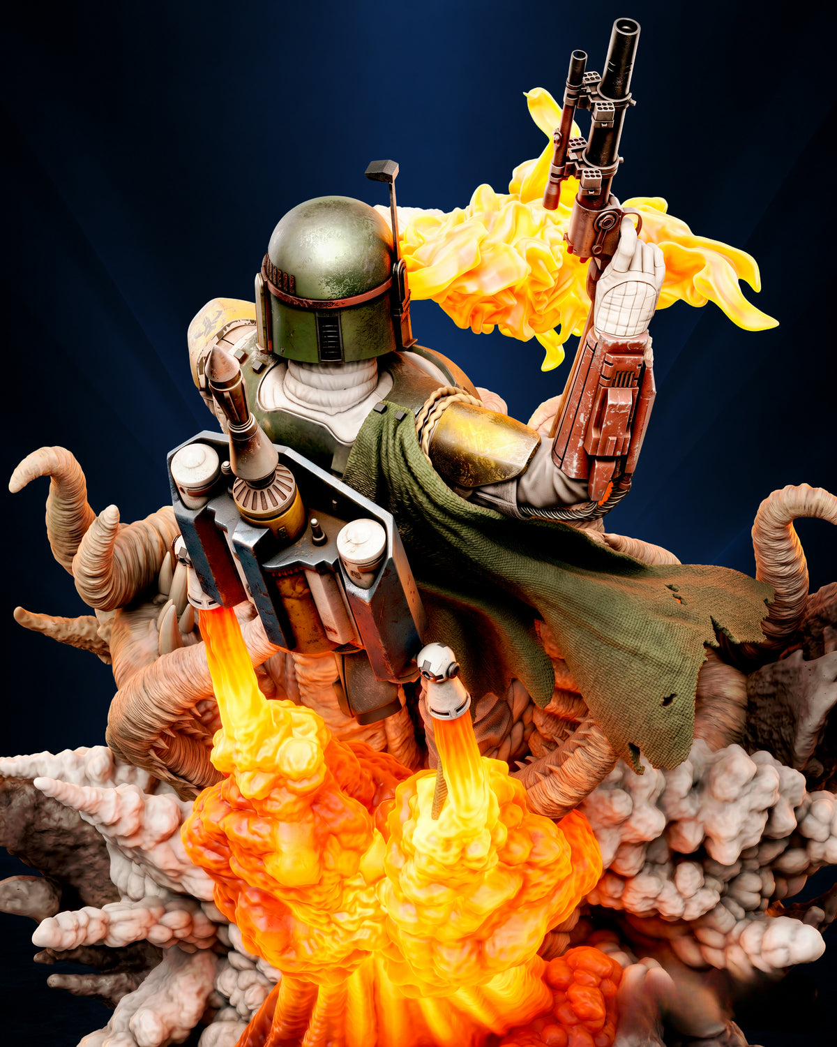Boba Fett — 1/6 Premium Environmental Statue